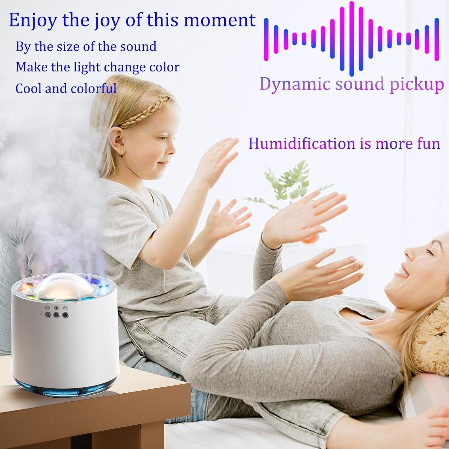 Cool Mist Humidifier With attractive Lights 2