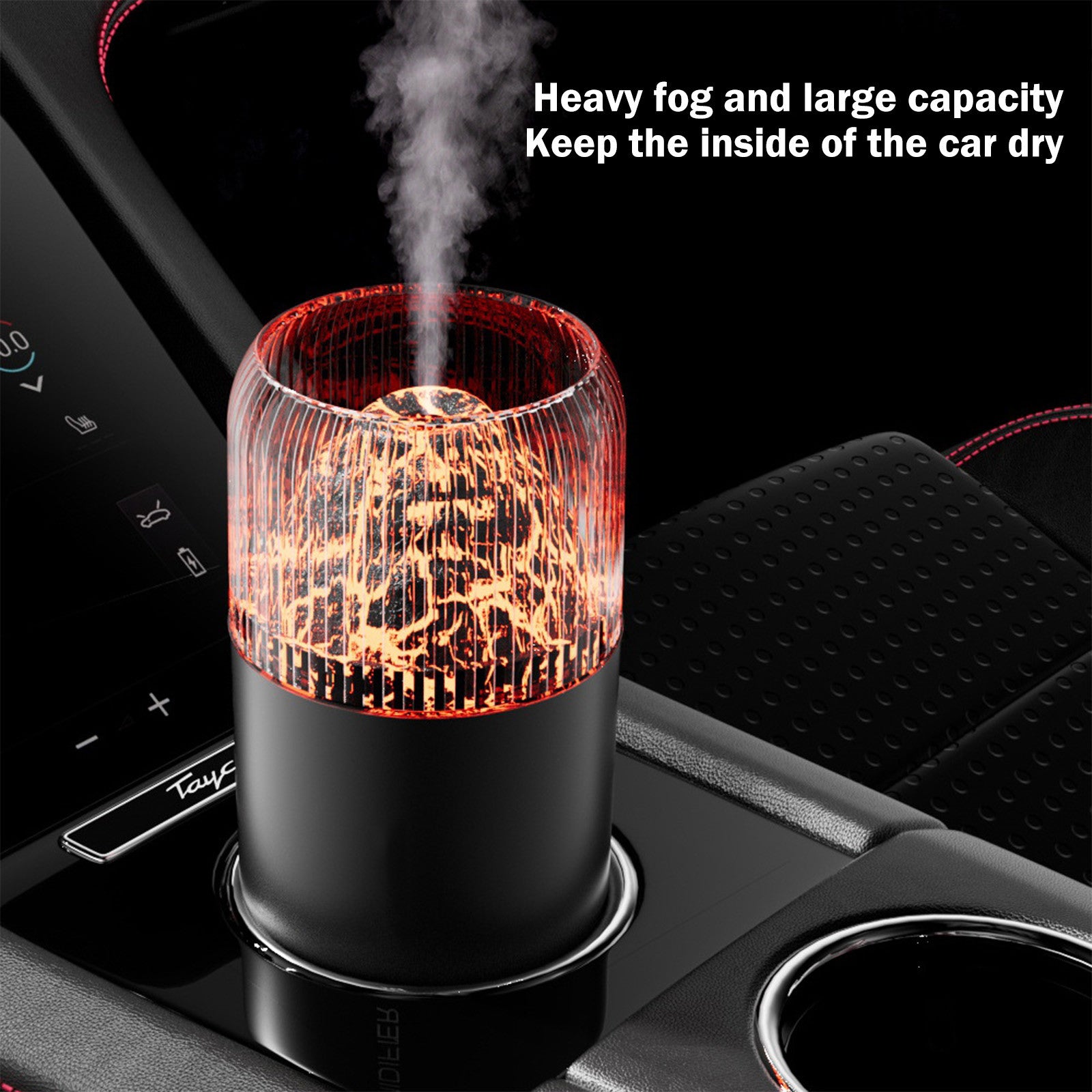 USB Portable Super Quiet Volcano Humidifier Diffuser 350ml 2