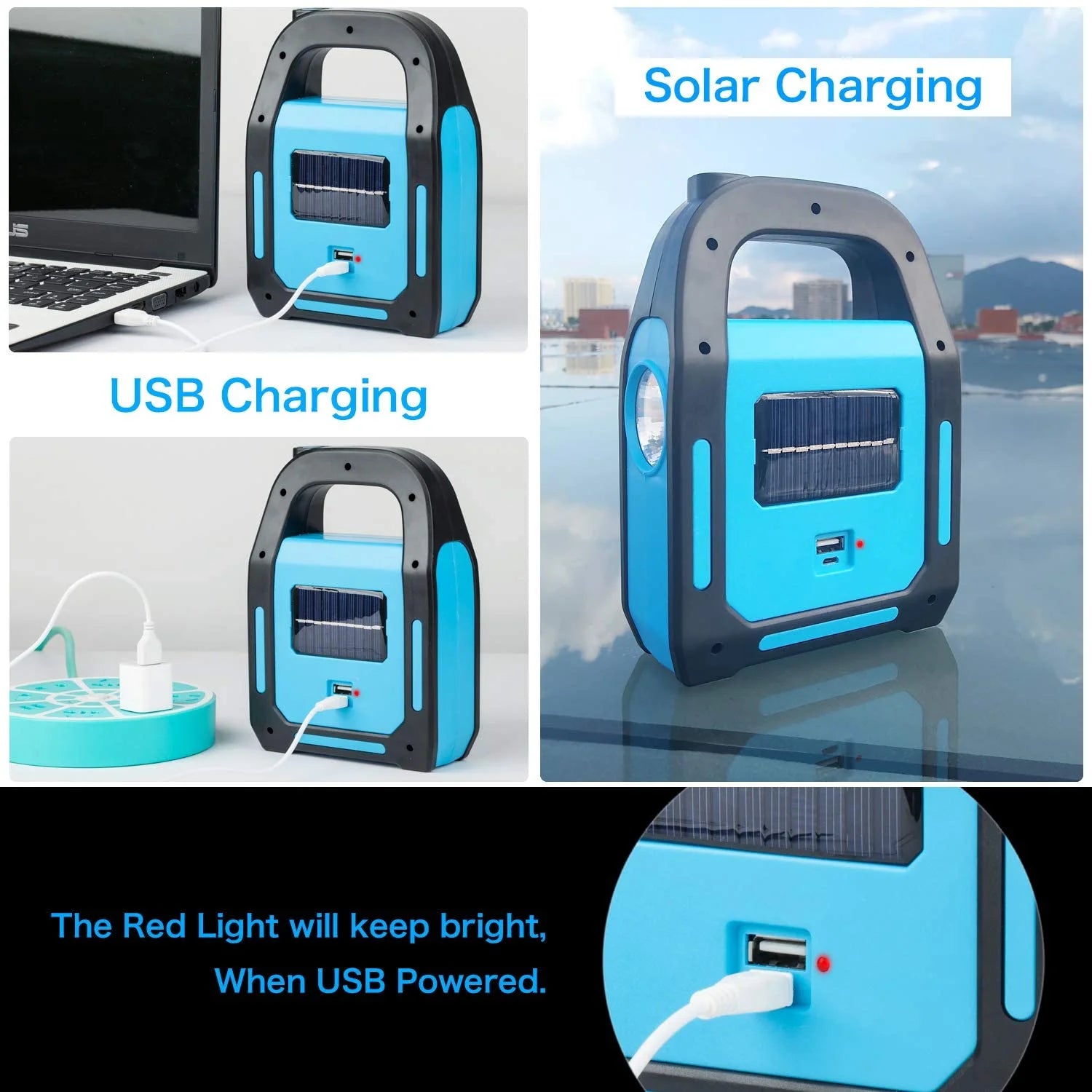 Emergency Rechargeable solar light 2