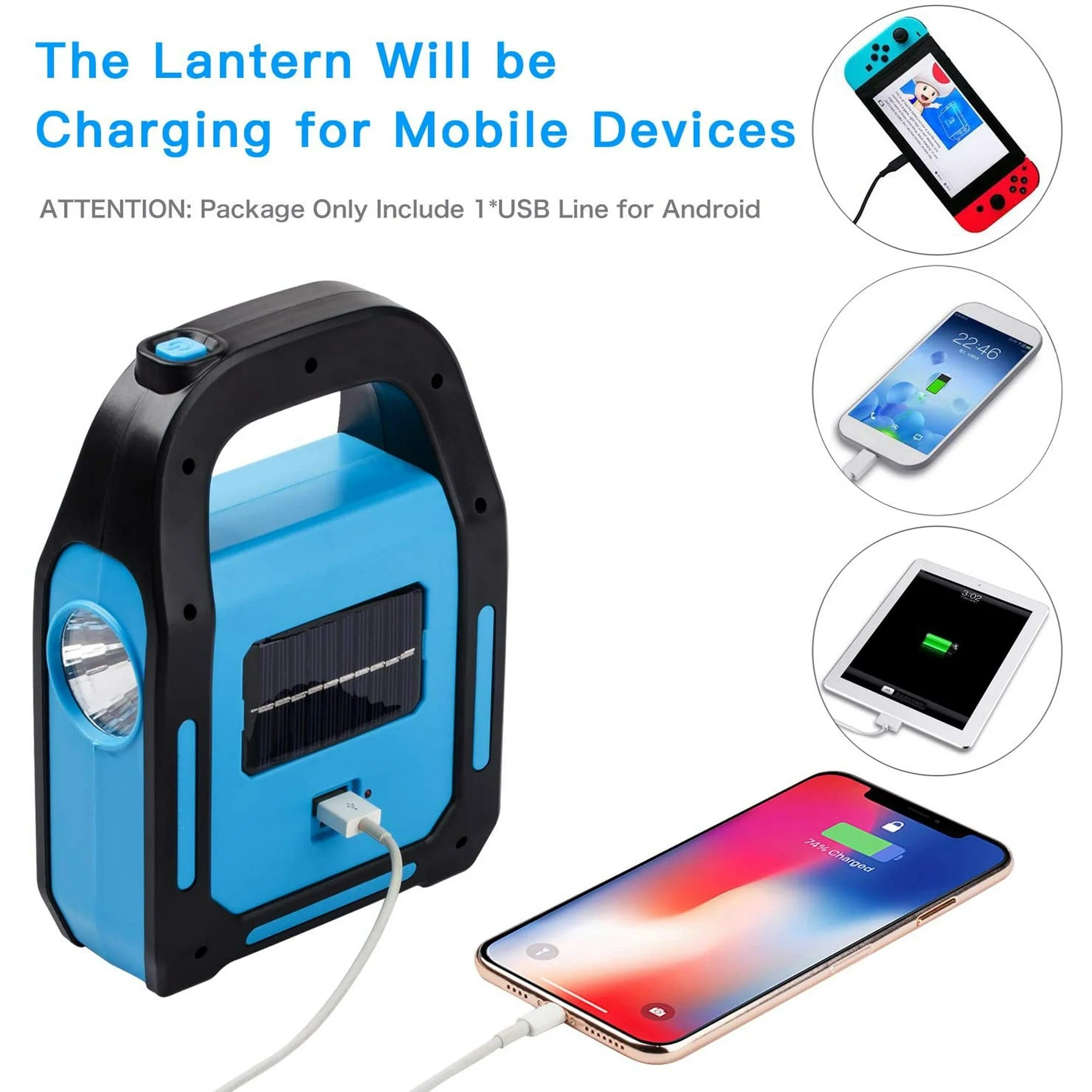 Emergency Rechargeable solar light 3