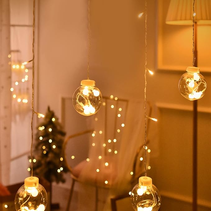 Wish Ball Led Curtain String Lights for Home Decor 4