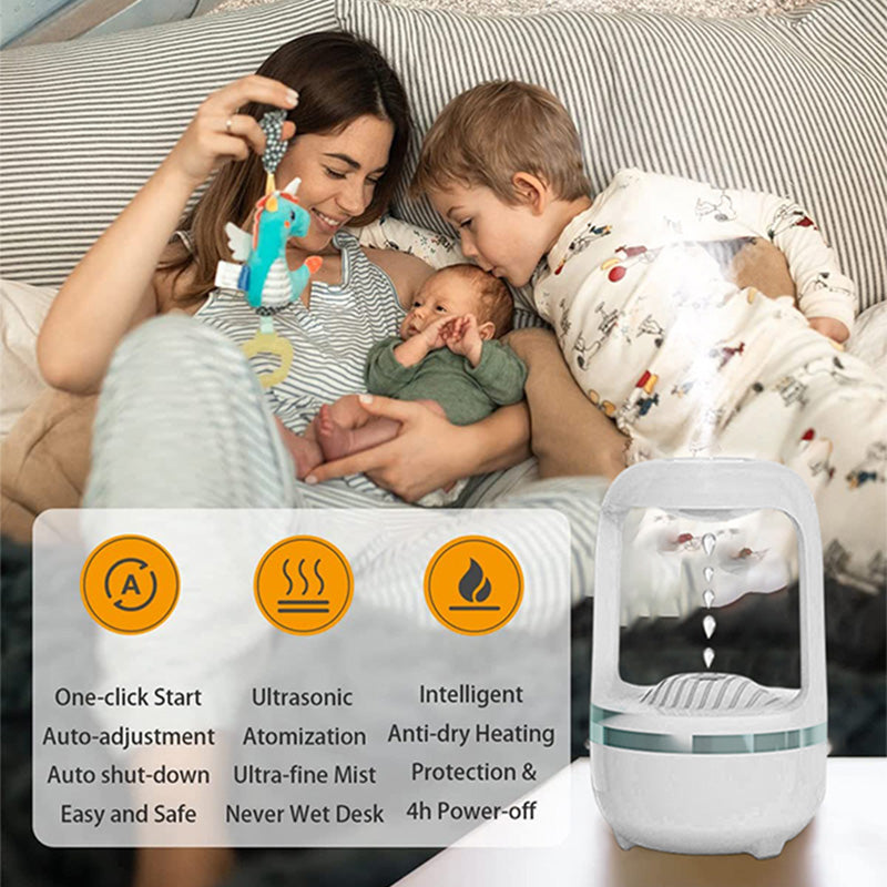 Anti Gravity Humidifier – Magical Floating Water Droplets with LED Light & Mist Maker 3