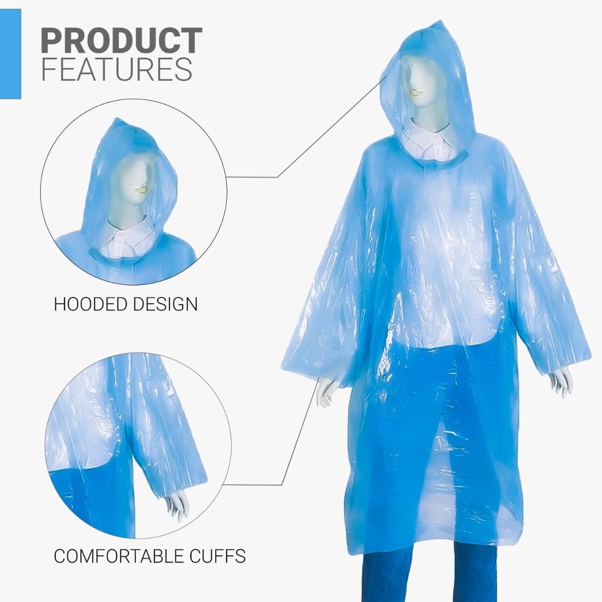 Reusable Waterproof Rain Coat 4