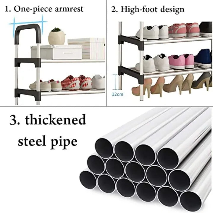 6 Layer Steel Shoe Rack Organizer 3
