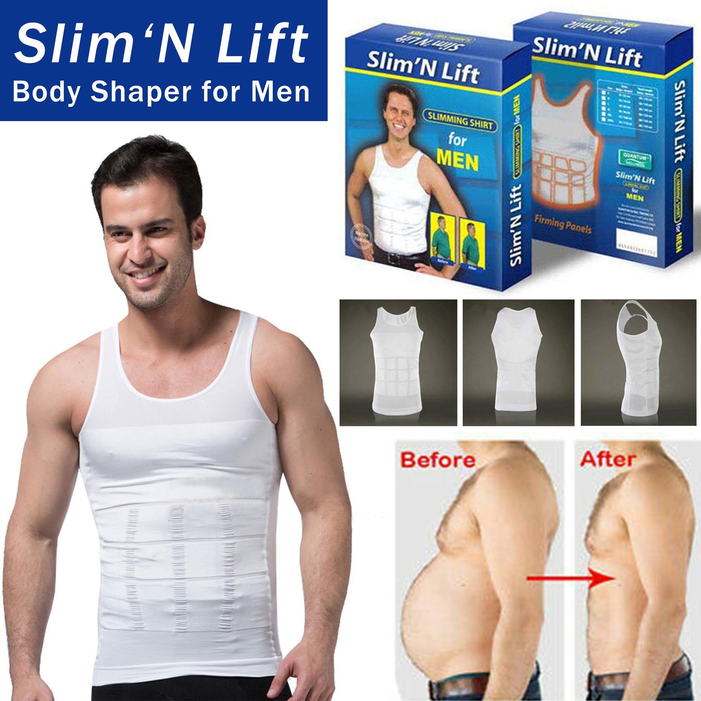 Slimming Lifting Belt Shirt for Men 2