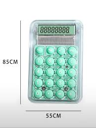 Mini Pocket Calculator – Transparent Design with Soft Round Buttons 3