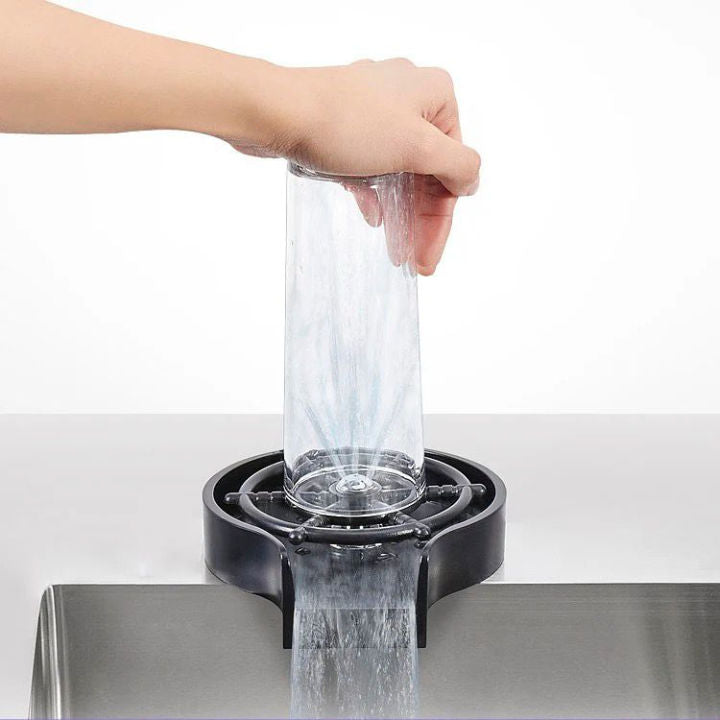 Automatic Glass Rinser for Kitchen Sink – High Pressure Cup Washer, Easy Cleaning Tool 2