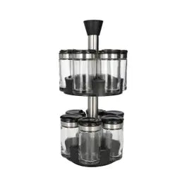 Premium 12-Piece Rotating Spice Rack Set – Modern Kitchen Organizer 3