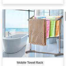 Premium Space-Saving Mobile Towel Rack 3