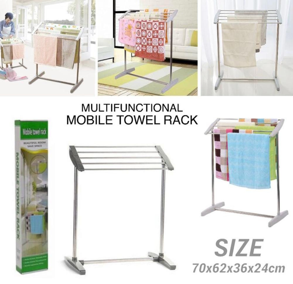 Premium Space-Saving Mobile Towel Rack 4