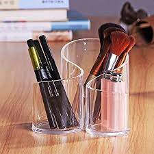 Transparent Acrylic S Shape Makeup Organizer 2