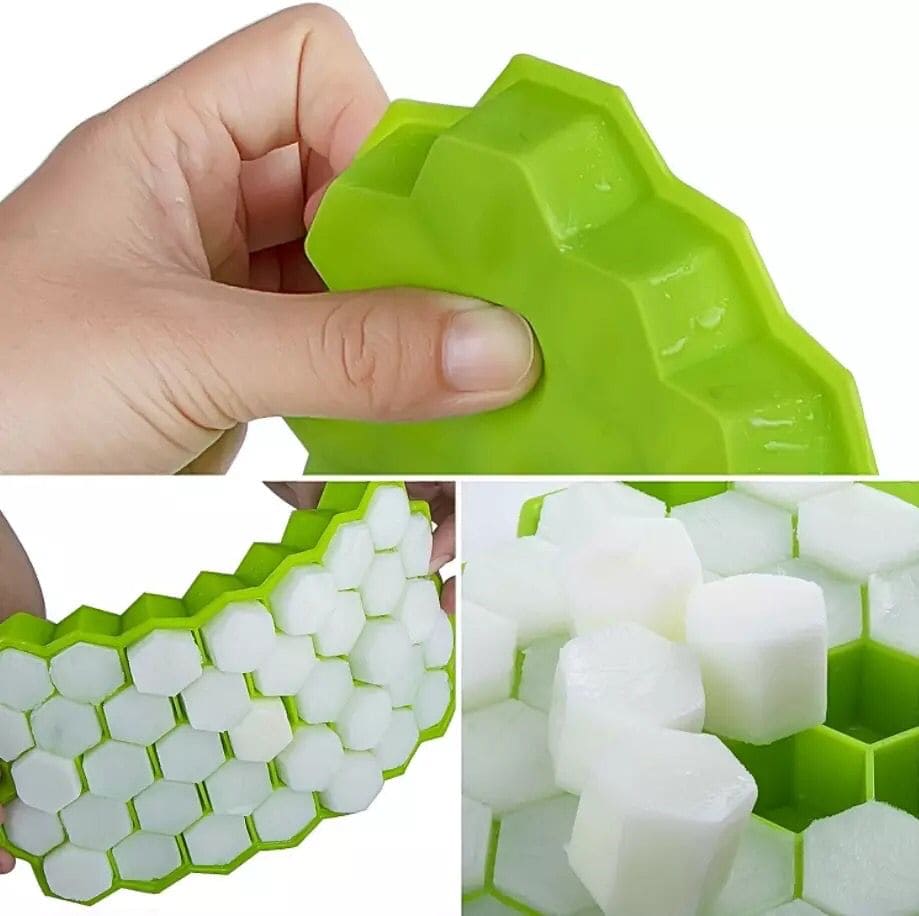 Silicone 37 Cells Hexagonal Ice Tray - Free Shipping 5