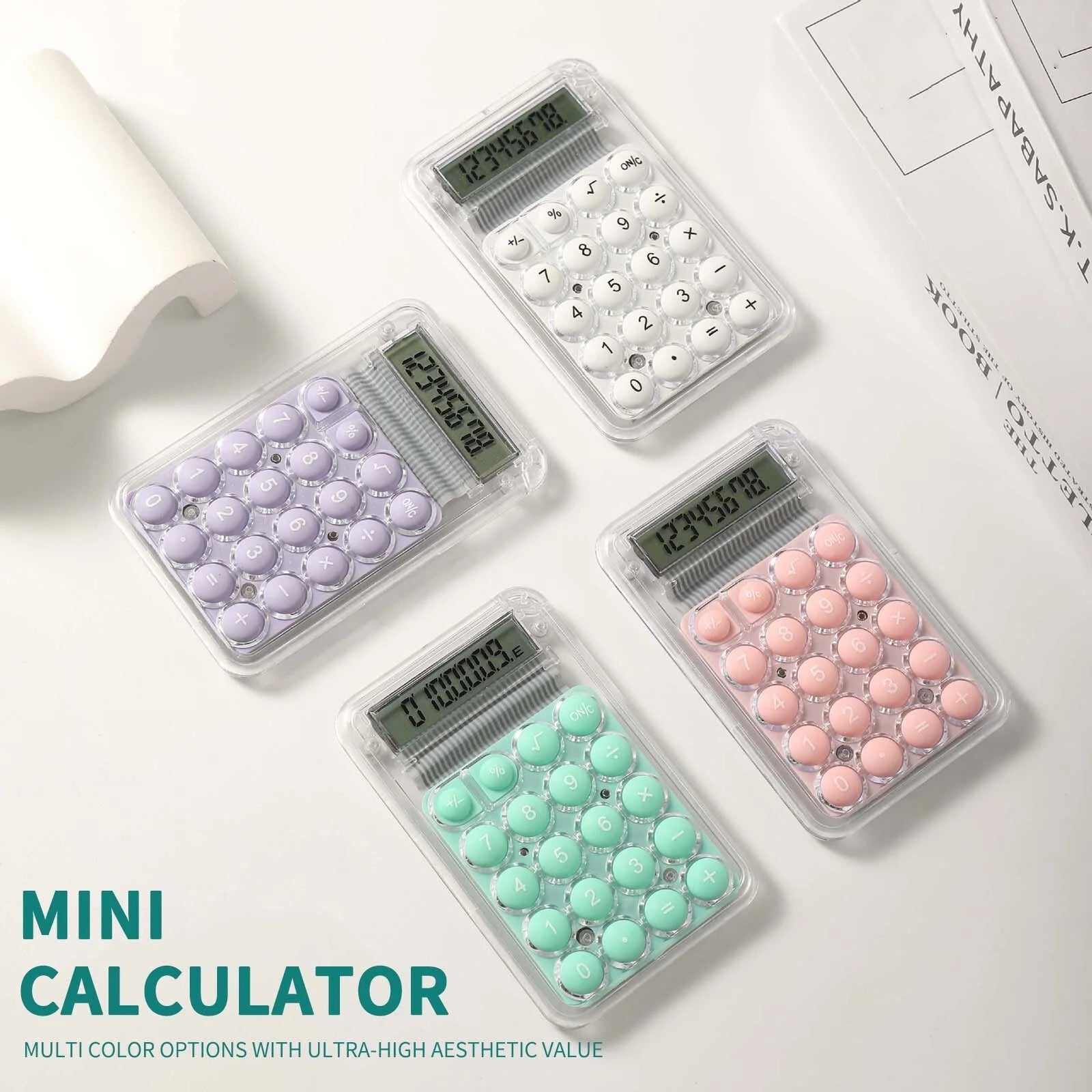 Small Portable Cute Silent Calculator 5