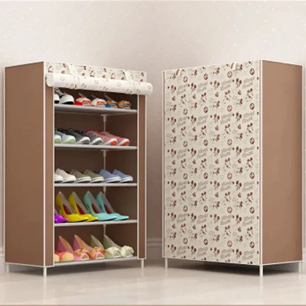 8 layer Printed Shoe Rack 4