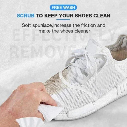 Instant Shoe Cleaning Wipes - 50 Wipes/Pack 5