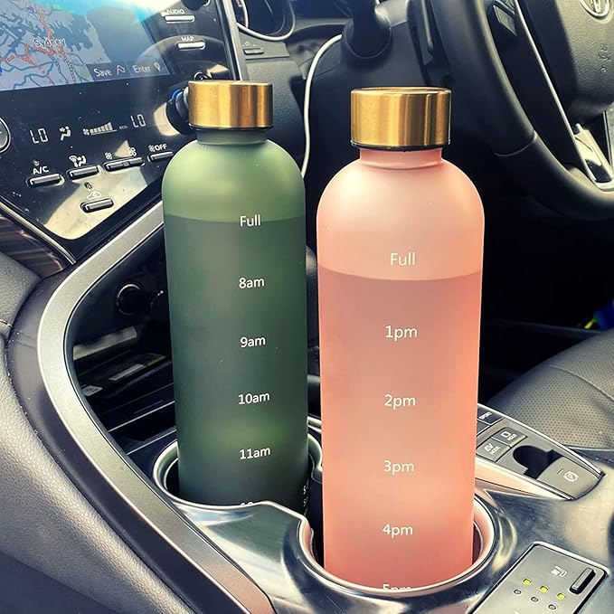 Acrylic Water Bottle (1000ml) - Random 4