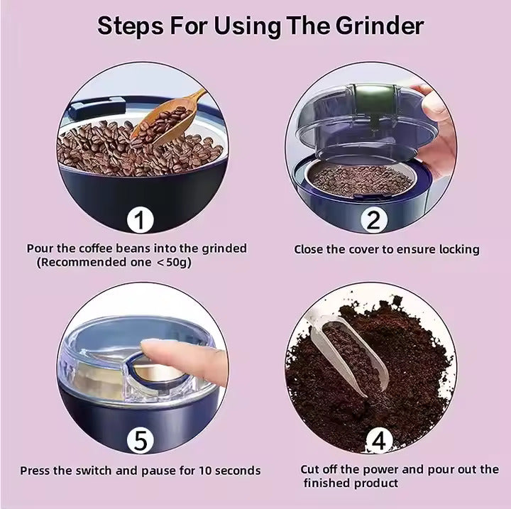 Portable grinder for Coffee and Spices 5
