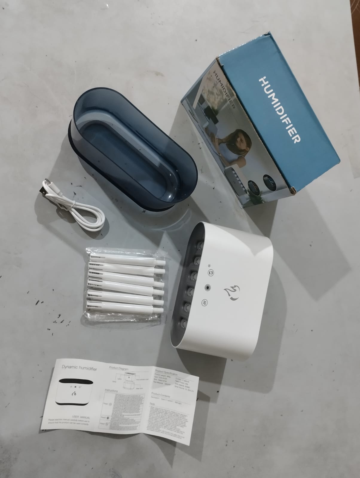 Six hole flame humidifier 900ml 5