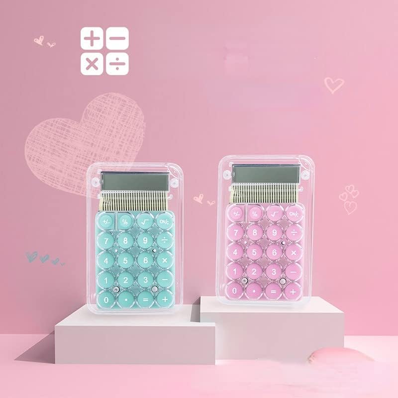 Mini Transparent Pocket Calculator (Pack of 2) 3