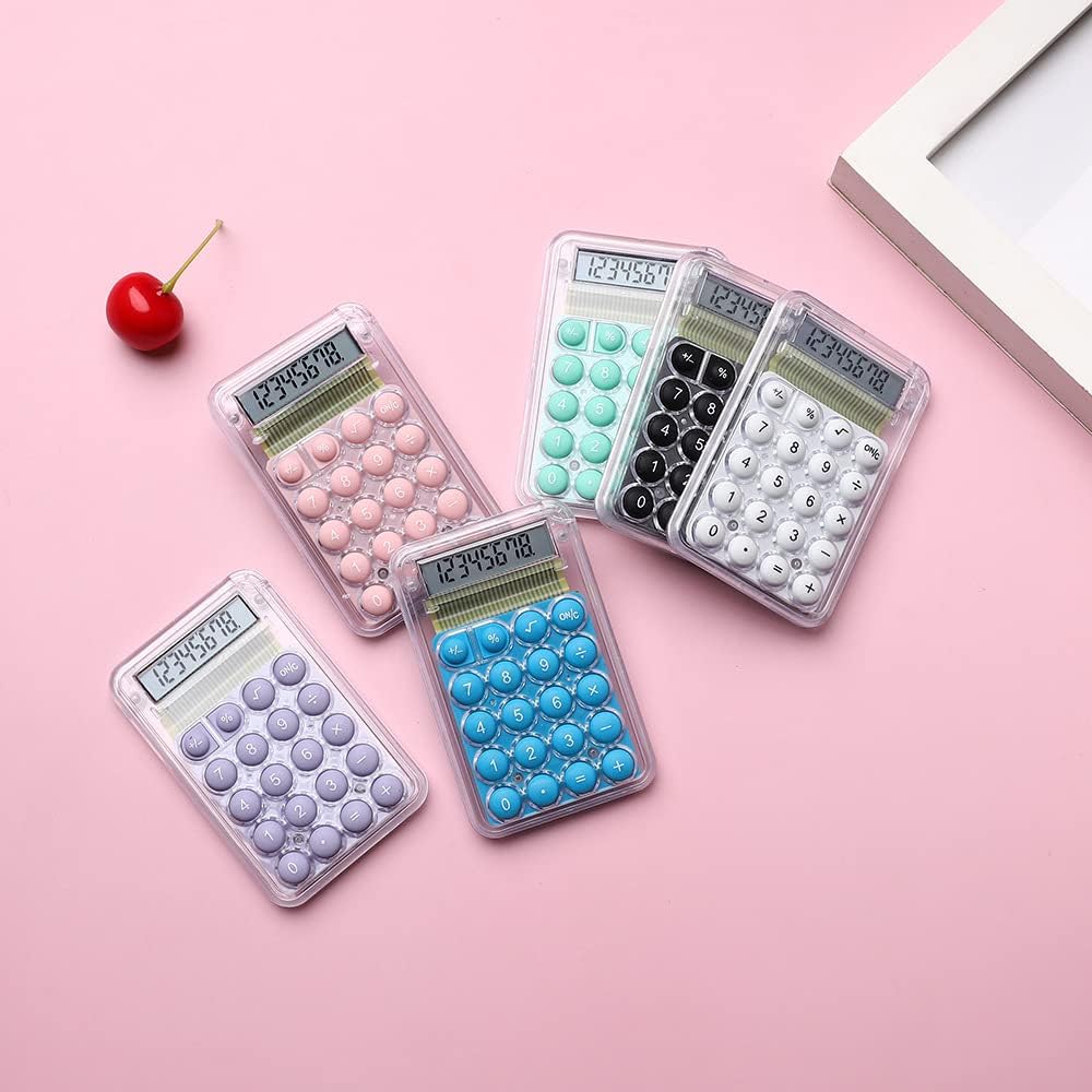 Mini Transparent Pocket Calculator (Pack of 2) 4