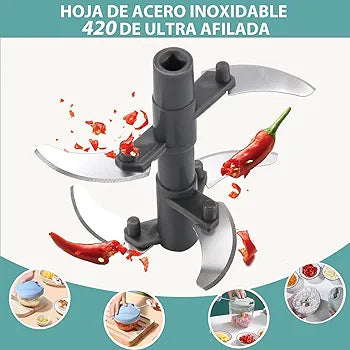 Garlic Press Manual Meat Grinders 900ml 2