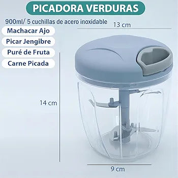 Garlic Press Manual Meat Grinders 900ml 3