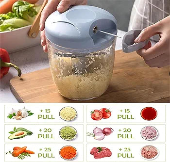 Garlic Press Manual Meat Grinders 900ml 5