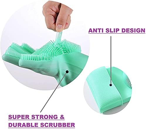Silicone Washing Gloves 4