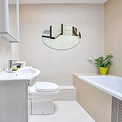 Oval Shape Mirror Wall Sticker 5