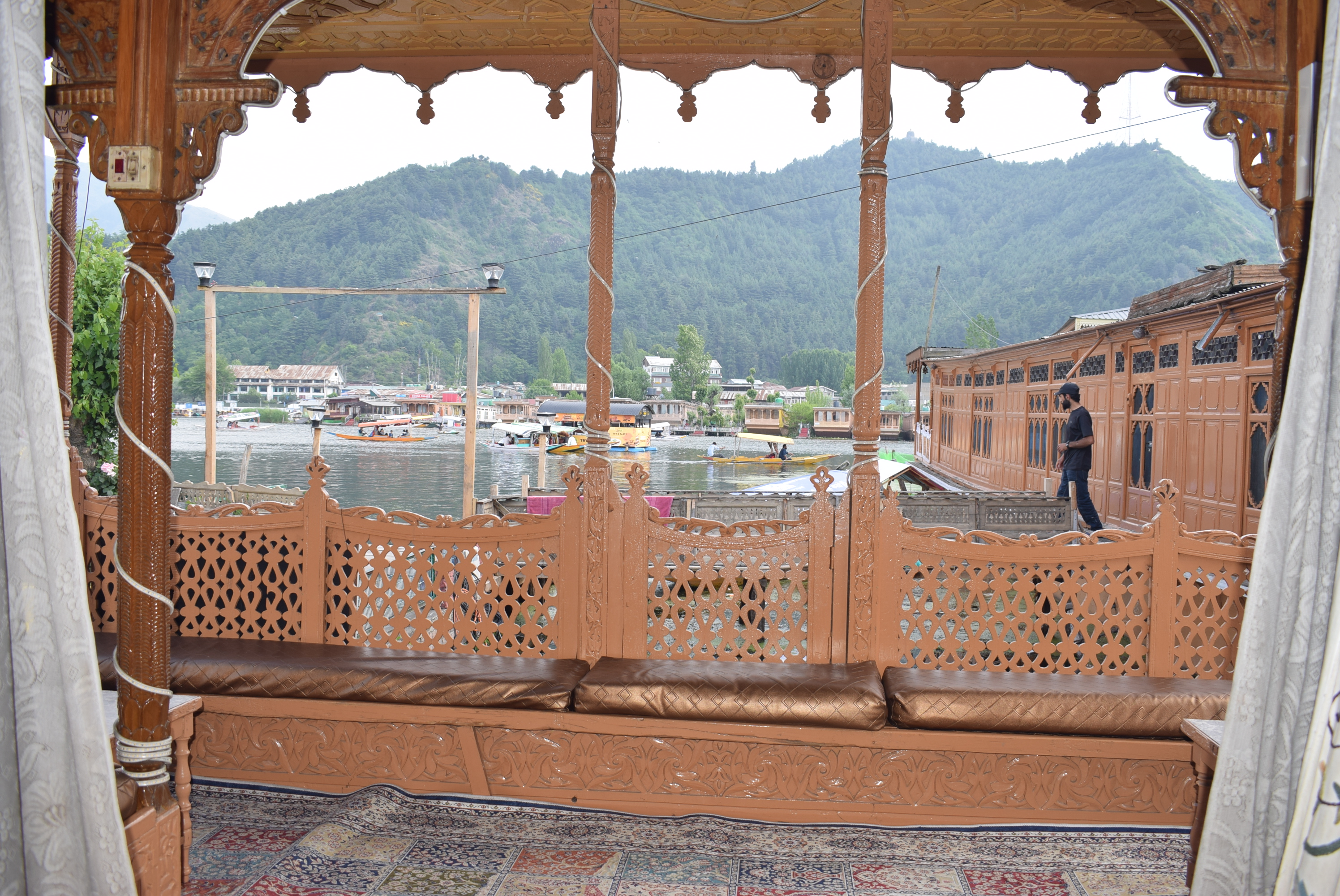 Olympias Athena Group of Houseboats on Dal Lake Srinagar Kashmir