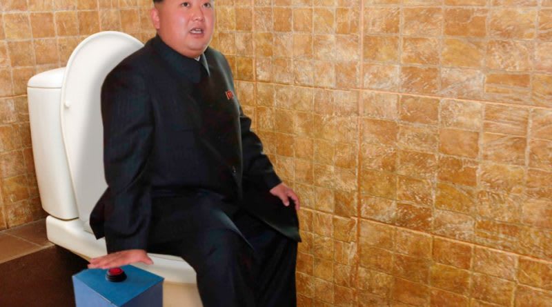 Kim Jong un cuando viaja lleva su propio inodoro para no dejar muestras de su ADN
