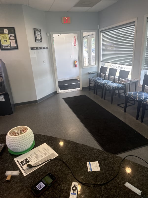 Back 9 Barbershop — Front Waiting Area, Cicero
