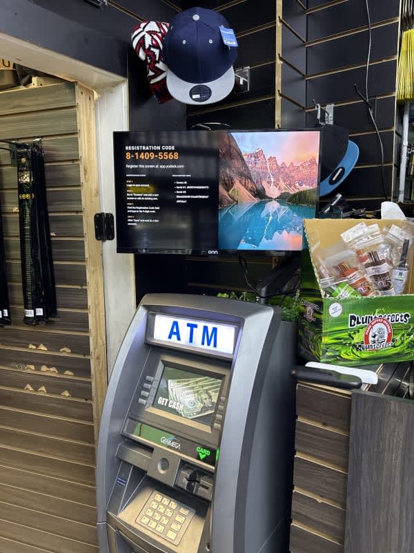 Amigo’s Convenience — ATM Screen, Syracuse — screen