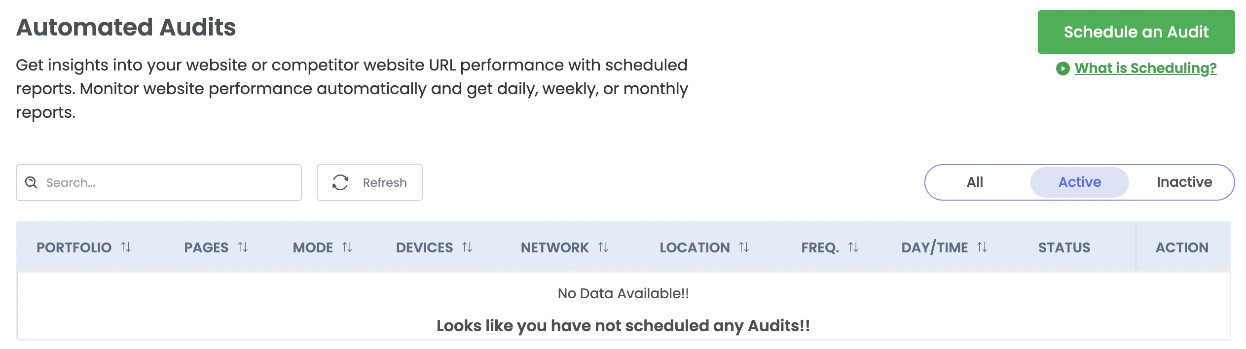 Scheduling-Init