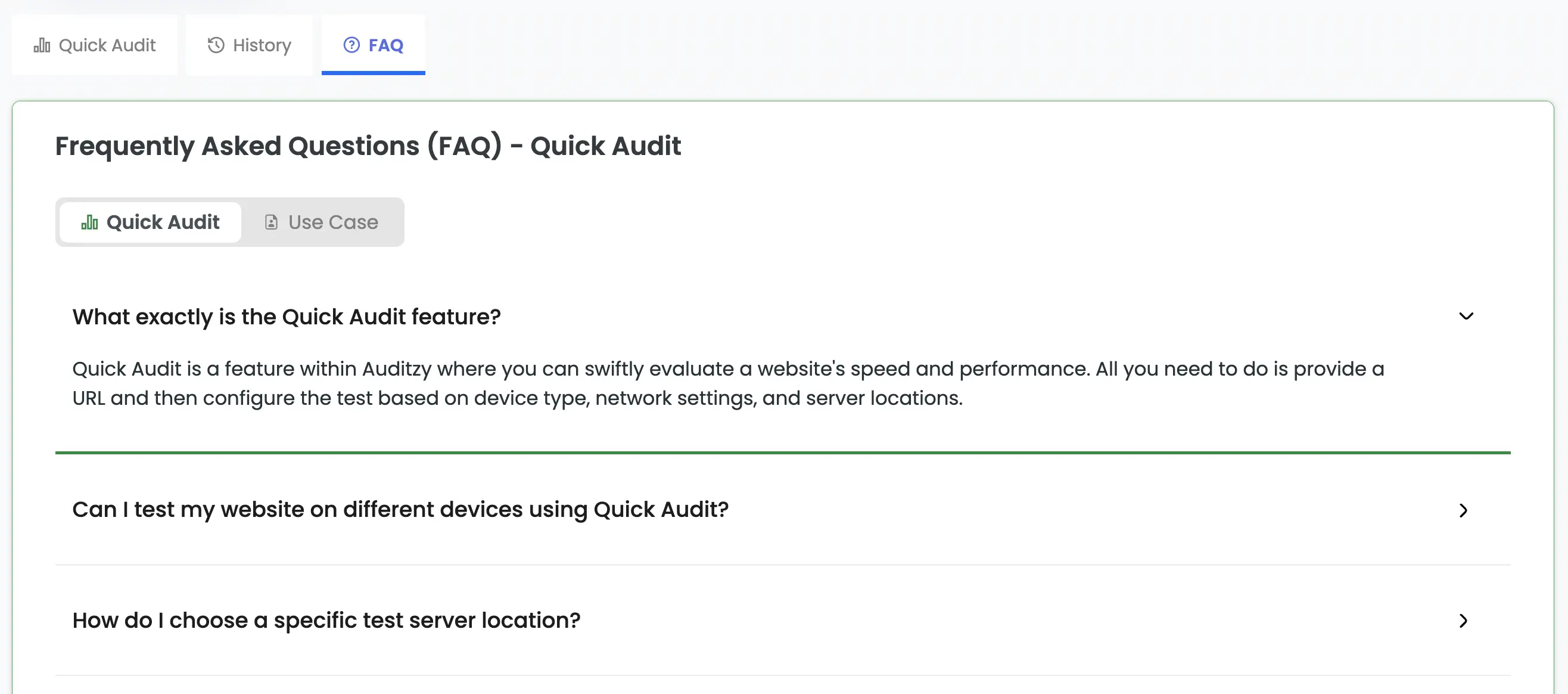 Quick-Audit-FAQs