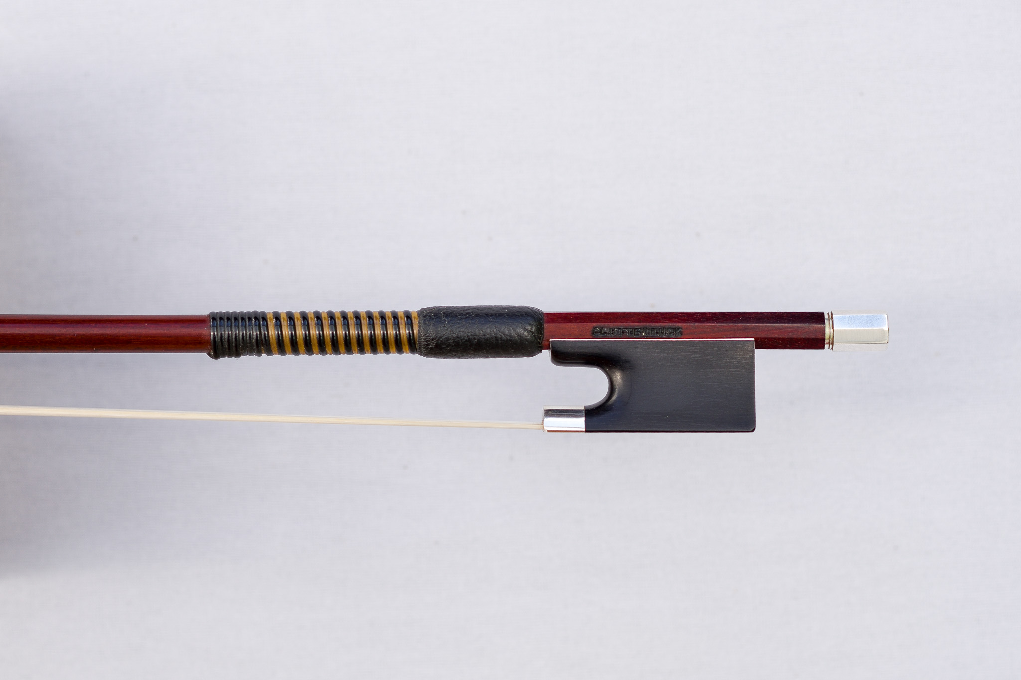 John Clutterbuck  Silver  English VIOLIN bow, ex Hill & Sons - Image 1