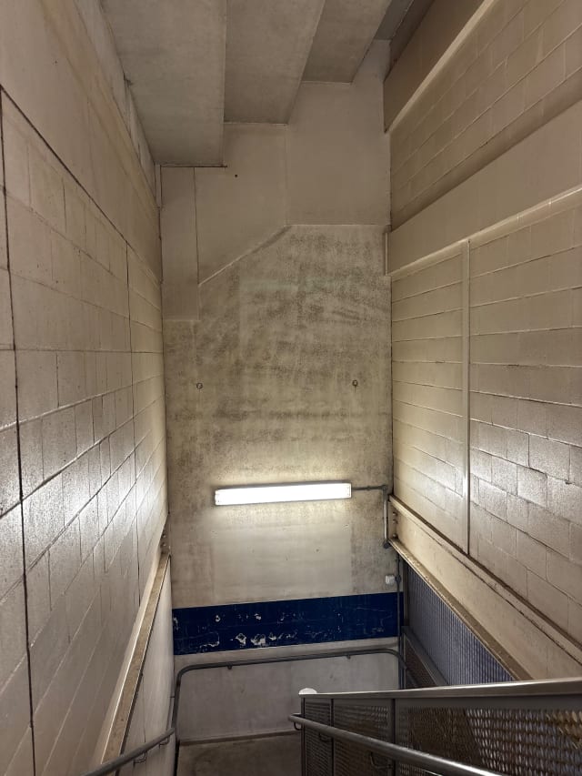 Before: Ipswich Stadium Stairwell Renovation