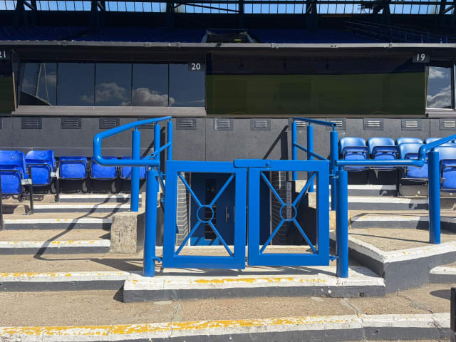 Pitchside Metalwork (Gates and Handrails)