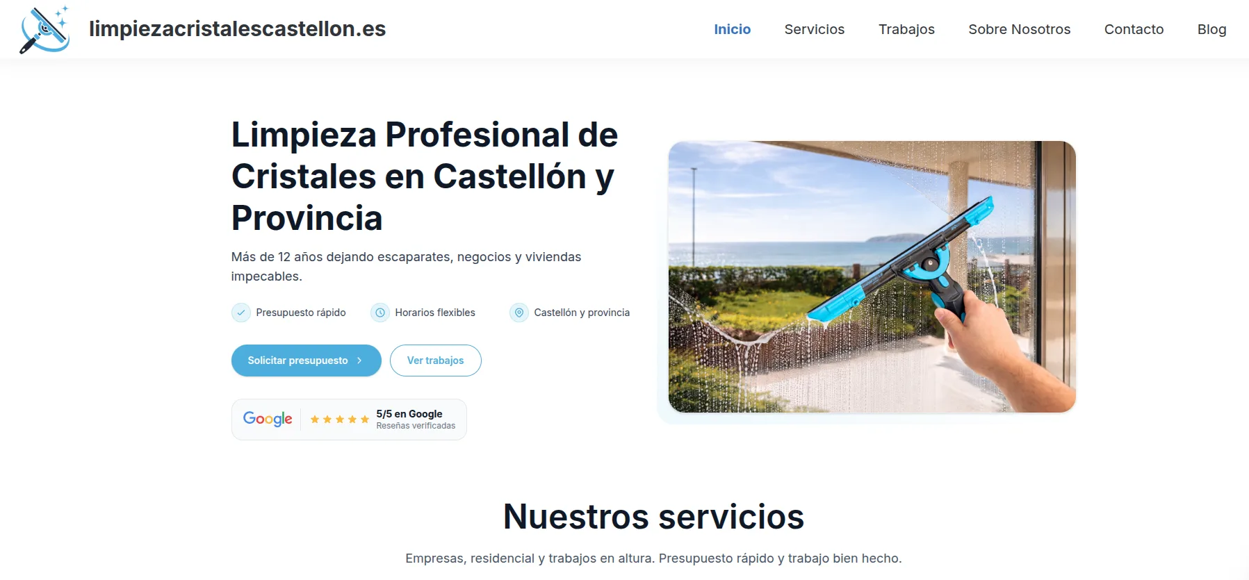 Limpieza de Cristales Castellón