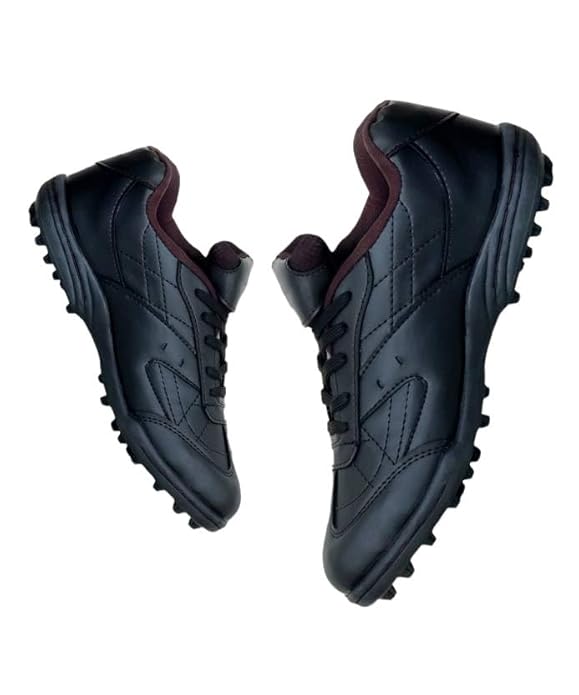 victa Hockey Shoe with Specially Designed Sole (Black)
