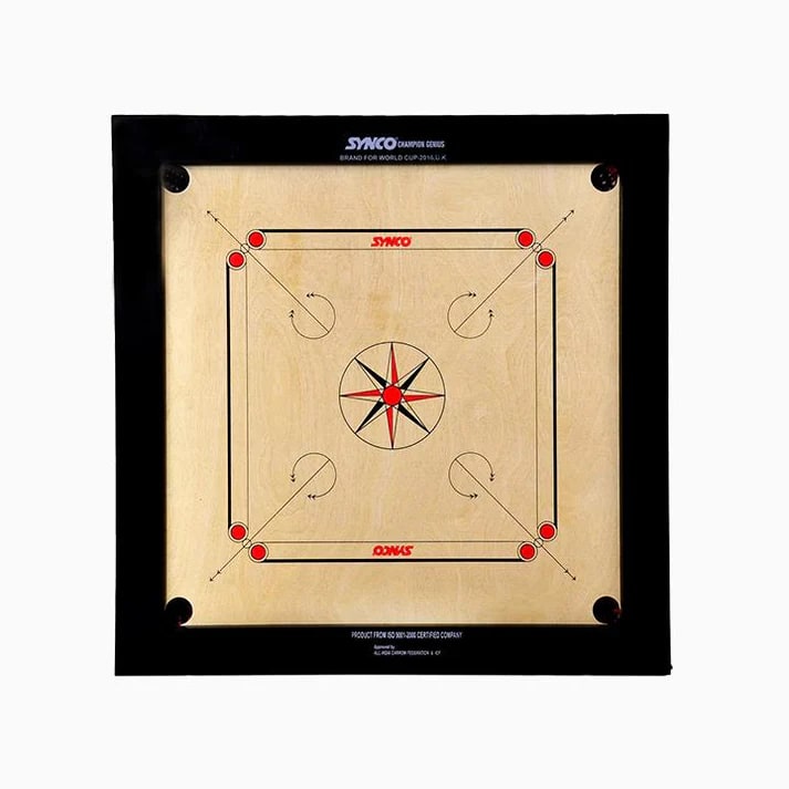 Synco Champion Full Size Carrom Board