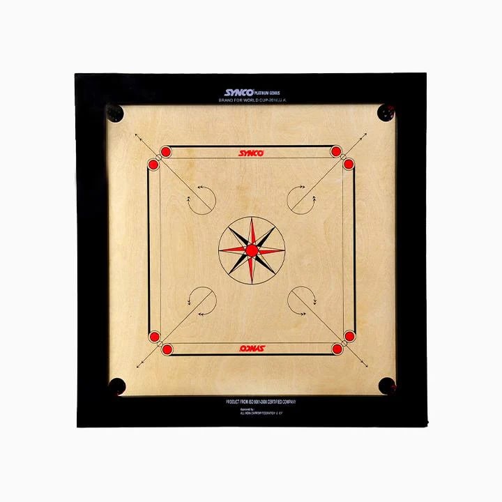 Synco Platinum 20mm Full Size Carrom Board