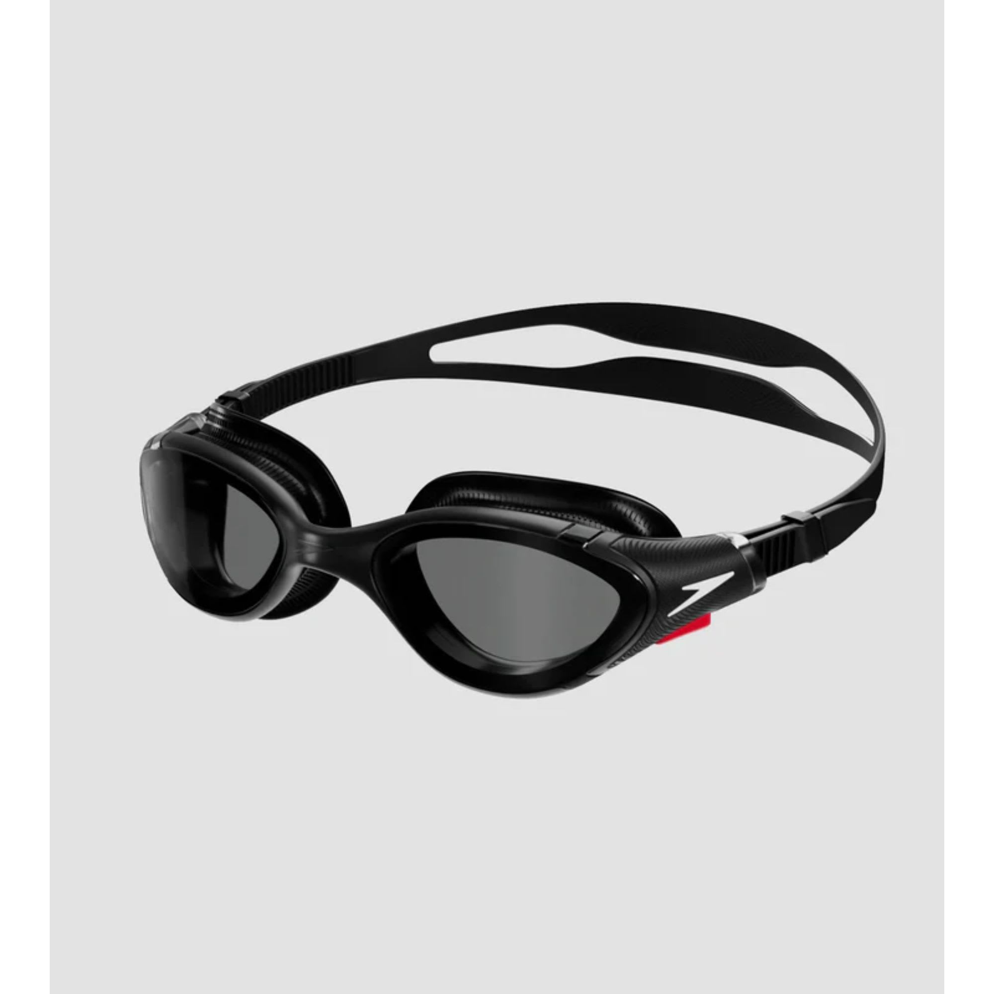 Speedo Unisex Adult Biofuse 2.0 Smoke-Lens Swim Goggles - Black & Smoke