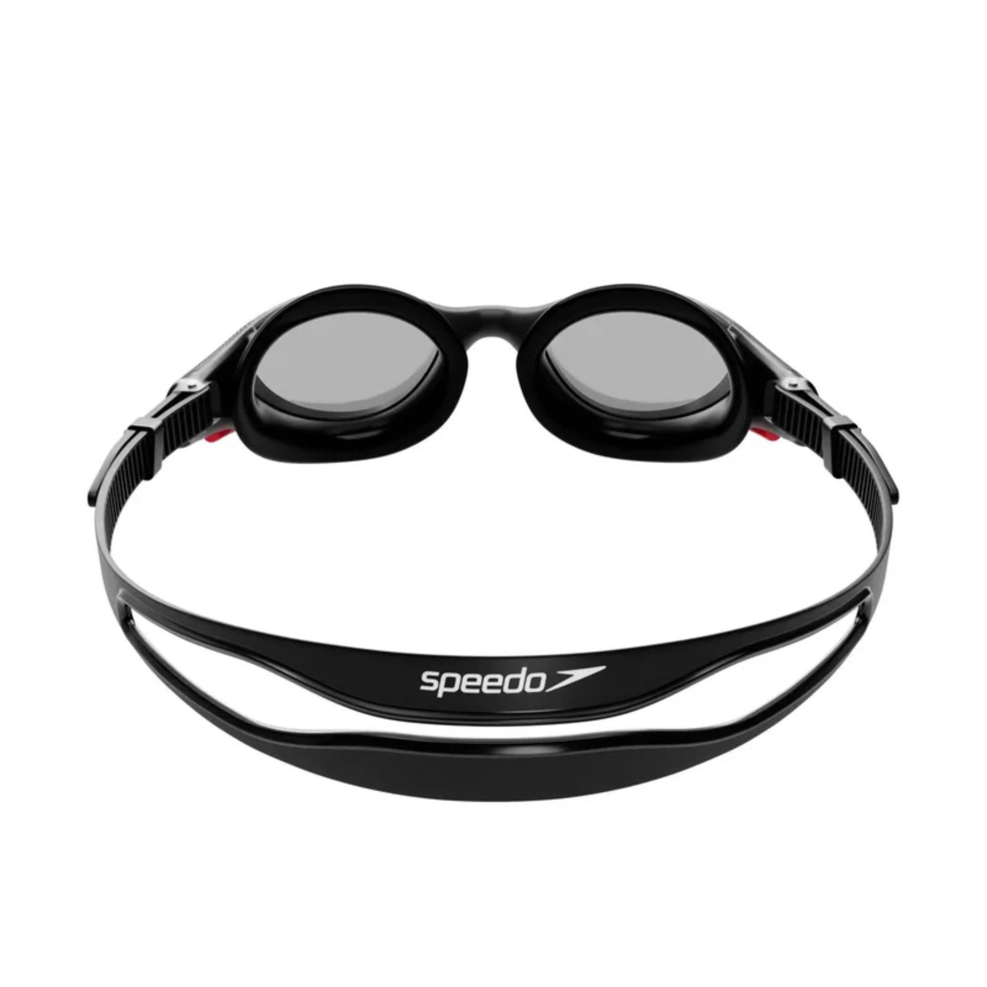 Speedo Unisex Adult Biofuse 2.0 Smoke-Lens Swim Goggles - Black & Smoke - Image 3