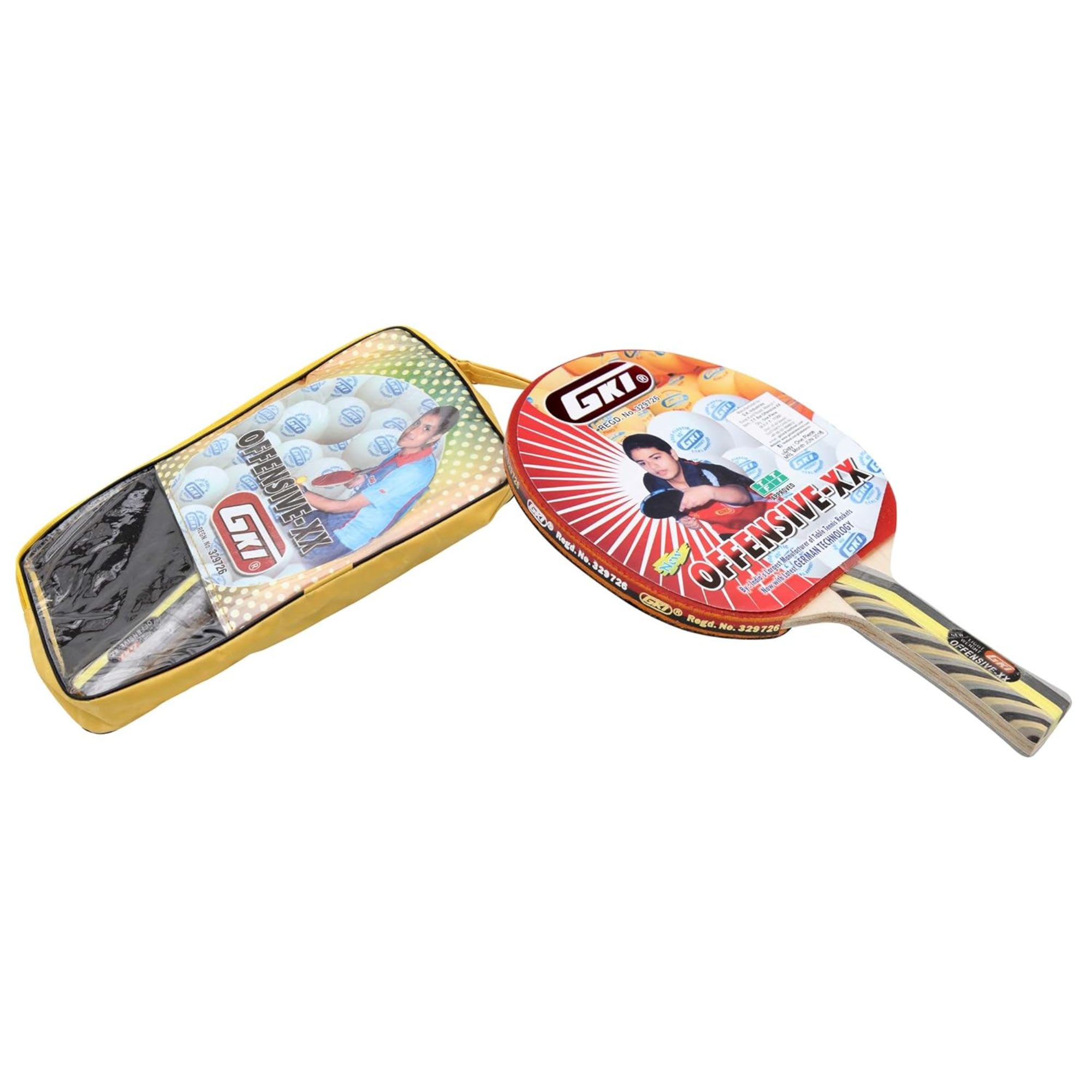GKI Offensive XX Table Tennis Racket