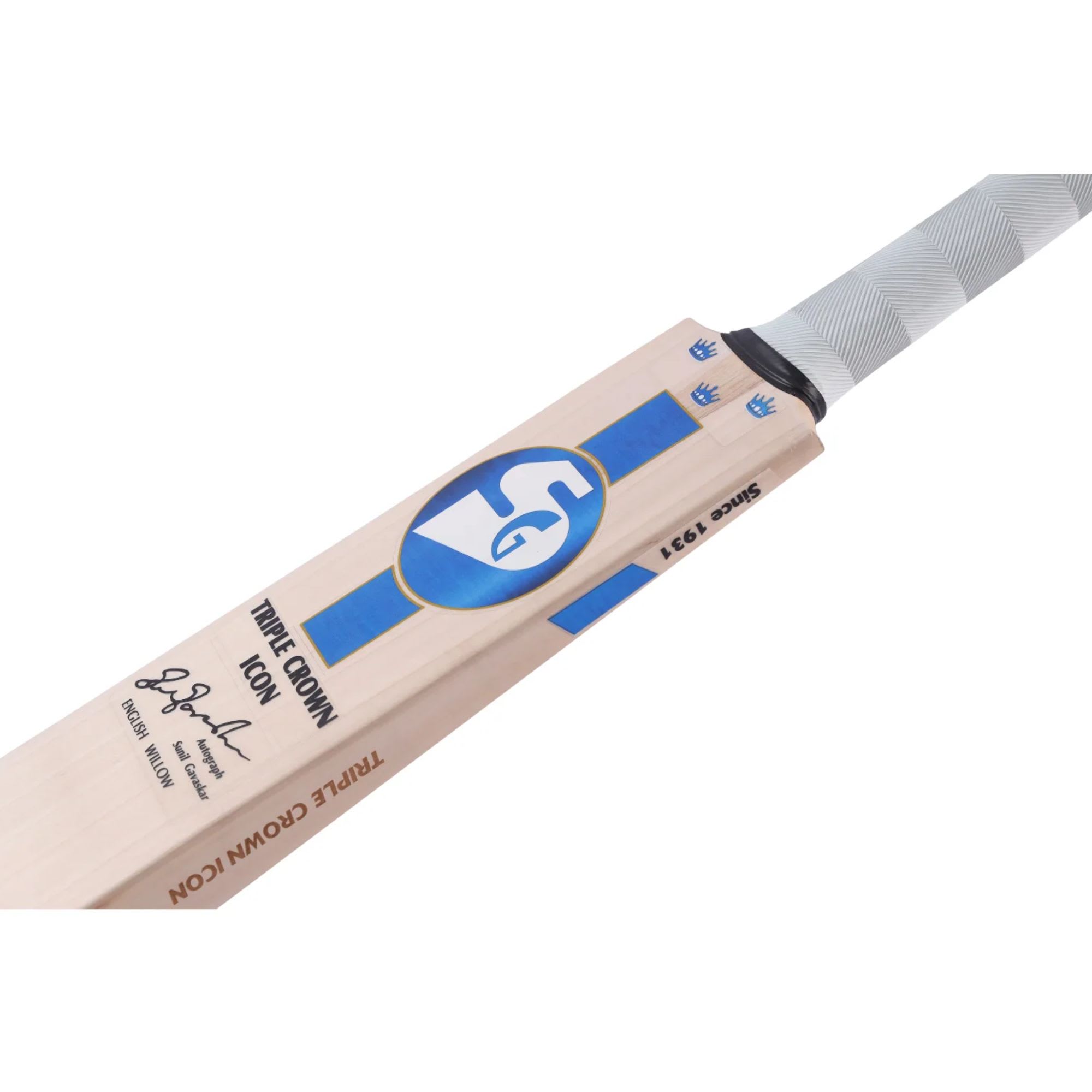 SG Triple Crown Icon English Willow Cricket Bat - Image 4