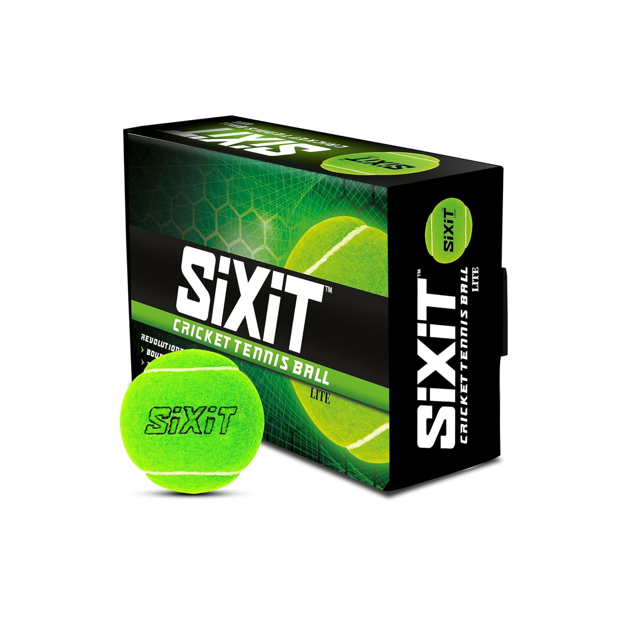 Sixit Pack of 6 Cricket Tennis Ball