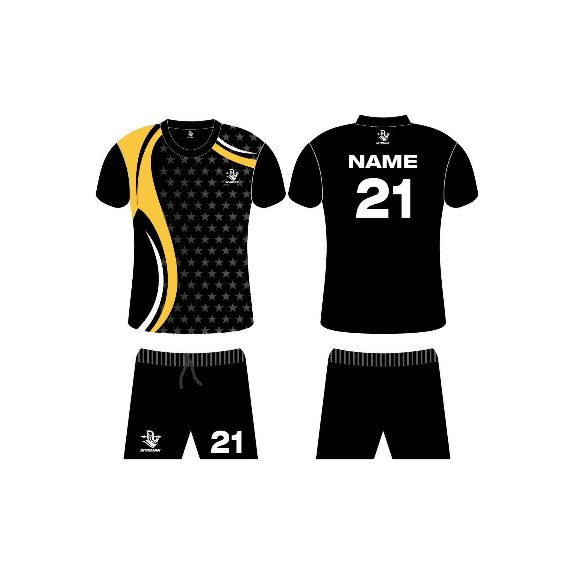 SPARTAN Dry Fit Mico Polyester Soccer Wear