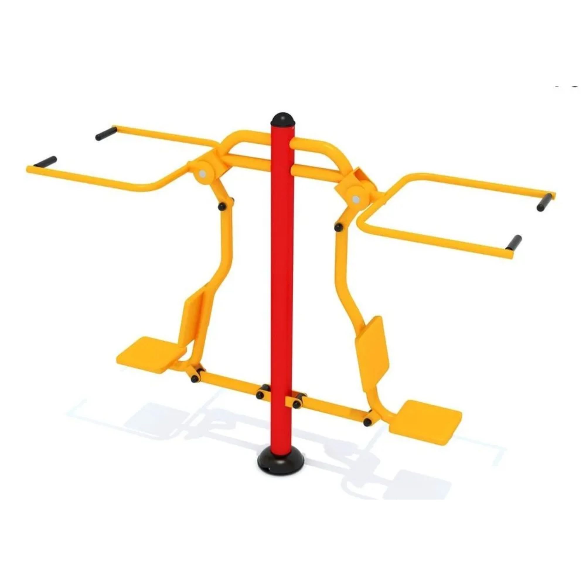 Outdoor Gym Double Pull Chair Exercise Machine