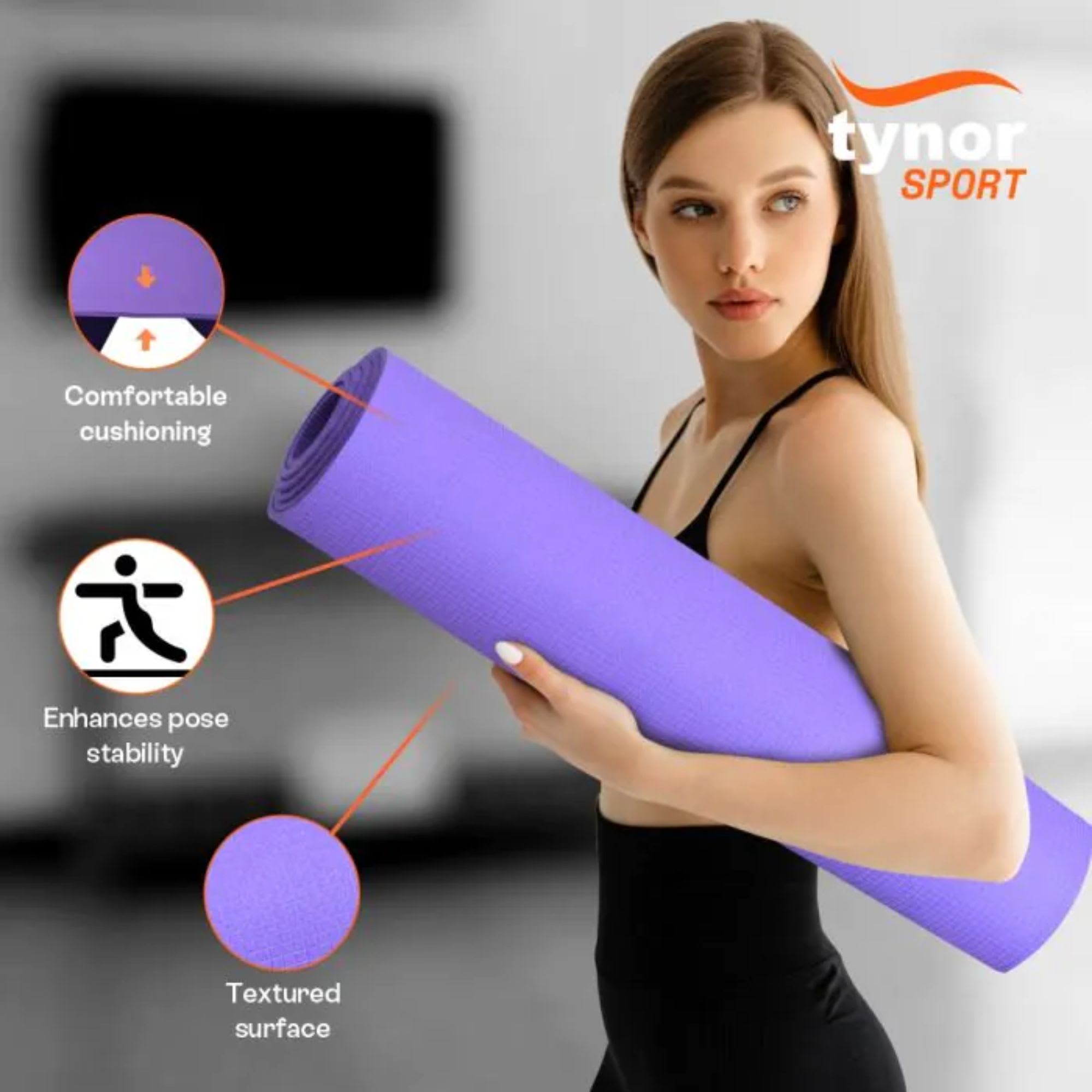 Tynor 4mm Eva Yoga Mat - Image 2